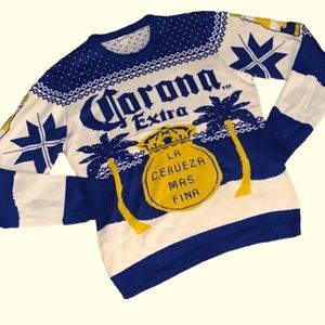 Corona Extra Ugly Christmas Beer Sweater Size Small